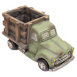 Primus Green Resin Vintage Truck Planter - Old Railway Line Garden Centre