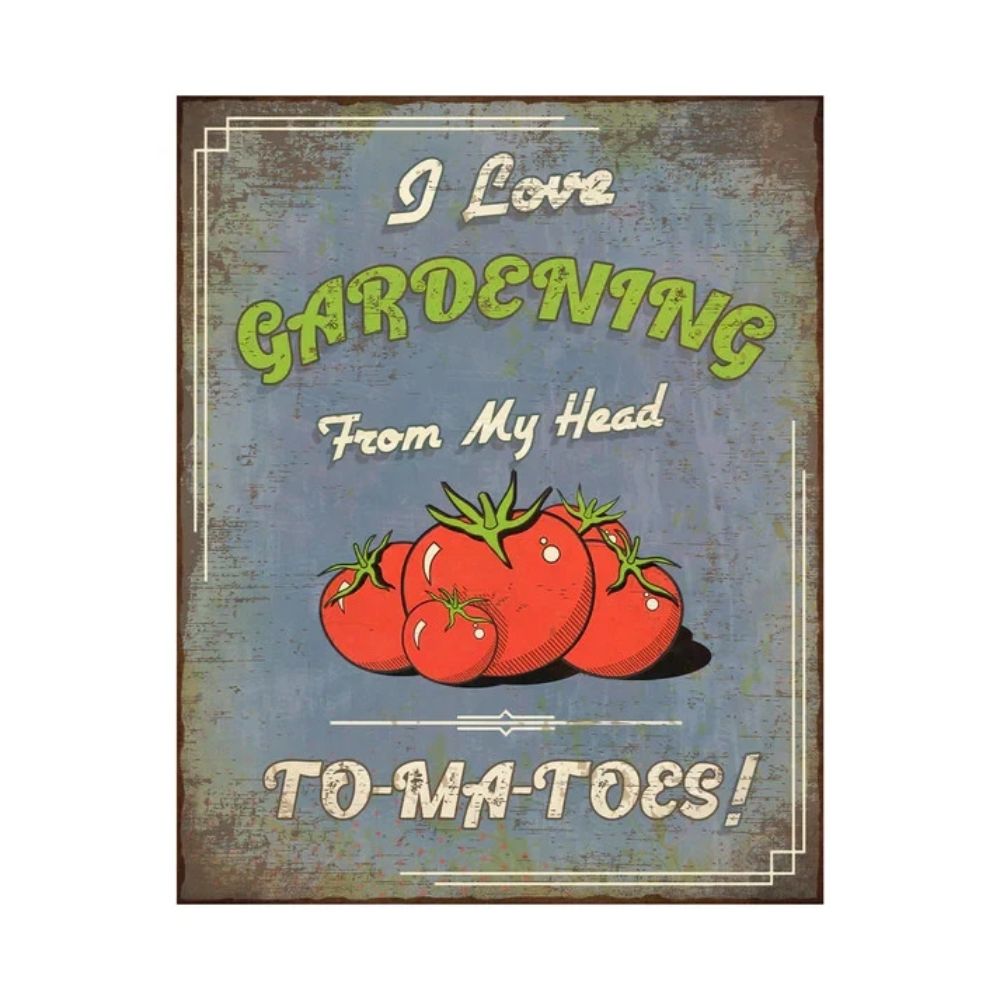 Primus Tomatoes Hanging Metal Wall Sign