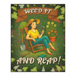 Primus Weed it and Reap Hanging Metal Wall Sign - Old Railway Line Garden Centre