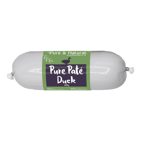 Pure & Natural 80g Duck Pate Sausage for Dogs - Old Railway Line Garden Centre