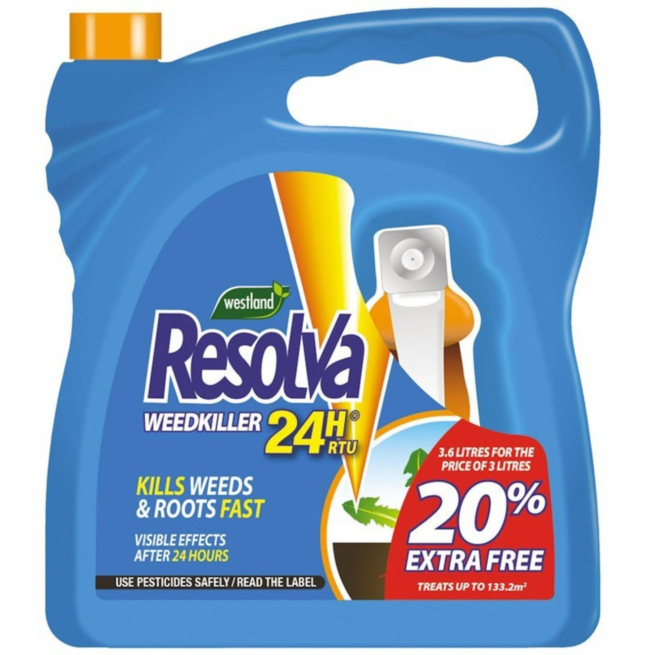 Resolva 3.6L Ready to Use 24H Weed Killer - Old Railway Line Garden Centre