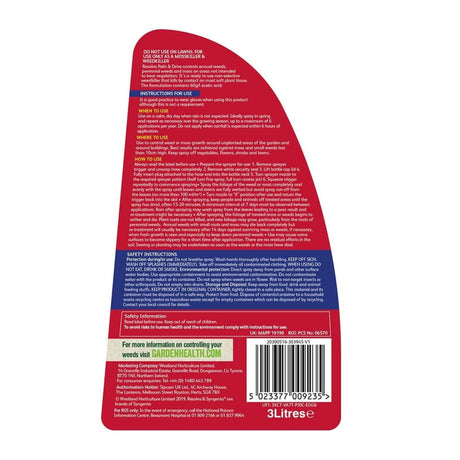 Resolva 3L Path & Drive Weedkiller - Old Railway Line Garden Centre
