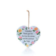 Richard Lang 15cm Bright & Beautiful Ceramic 'Thank You Grandma' Hanging Heart - Old Railway Line Garden Centre