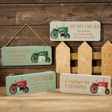 Richard Lang Farm Tractor Plaque (Choice of 4) - Old Railway Line Garden Centre