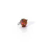 Richard Lang 4cm Highland Cow Rainbow Pom Pom Wooden Keyring
