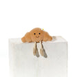 Richard Langs 10cm Farmhouse Croissant Shelf Sitter Soft Plush Toy - Old Railway Line Garden Centre