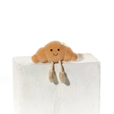 Richard Langs 10cm Farmhouse Croissant Shelf Sitter Soft Plush Toy - Old Railway Line Garden Centre
