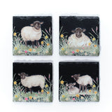 Richard Langs 10cm Welsh Sheep Slate Coaster (Choice of 4)