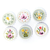 Richard Langs 10cm Floral Serenade Ceramic Coaster (Choice of 6)