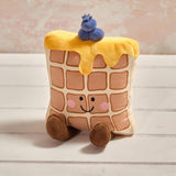 Richard Langs 11cm Foodie Sweet Waffle & Blueberries Soft Plush Toy - Old Railway Line Garden Centre