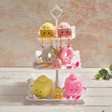 Richard Langs 14cm Bunny Hops Donut Shelf Sitter Soft Plush Toy - Old Railway Line Garden Centre