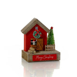 Richard Langs 15.5cm Christmas on the Farm Wooden Block Ornament