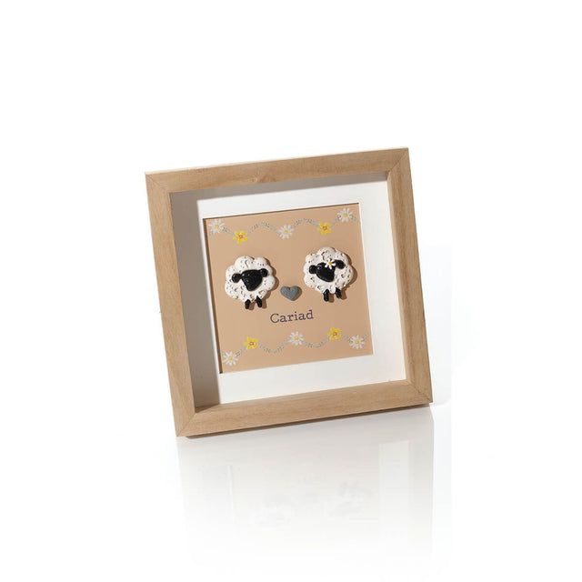 Richard Langs 18cm Welsh Sheep 'Cariad' 3D Plaque - Old Railway Line Garden Centre