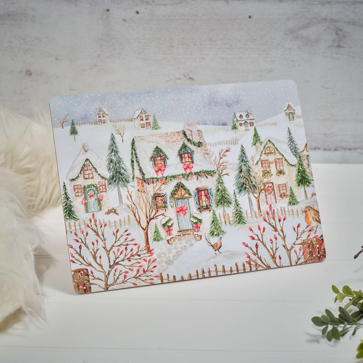 Richard Langs 29cm Holly Cottage Placemat Box