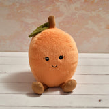 Richard Langs 30cm Sitting Peach Soft Plush Toy