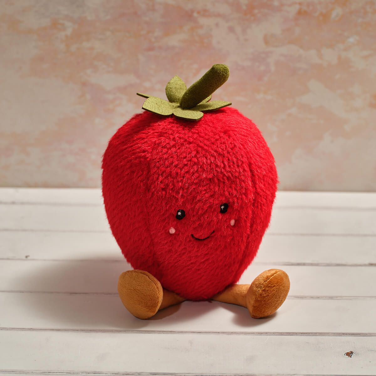 Richard Langs 34cm Sitting Strawberry Soft Plush Toy