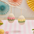 Richard Langs 6cm Crochet Hanging Egg 2 (choice of 2) - Old Railway Line Garden Centre