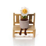 Richard Langs 21cm Bright & Beautiful Daisy & Sunflower Pot Soft Plush Toy (Choice of 2)