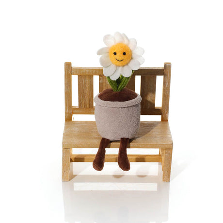Richard Langs 21cm Bright & Beautiful Daisy & Sunflower Pot Soft Plush Toy (Choice of 2)