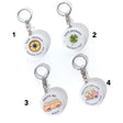 Richard Langs Camping Marble Keyring - (Choice of 4) - Old Railway Line Garden Centre
