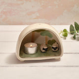 Richard Langs Two Sheep Ceramic Tealight Holder