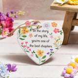 Richard Lang 15cm Bright & Beautiful Ceramic 'You're The Best' Hanging Heart