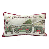 Richard Langs Christmas at the Farm Embroidered Cushion