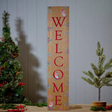Richard Langs Christmas Welcome Sign, Wooden