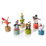 Richard Langs Christmas Wooden Pushing Puppet (Choice of 6)