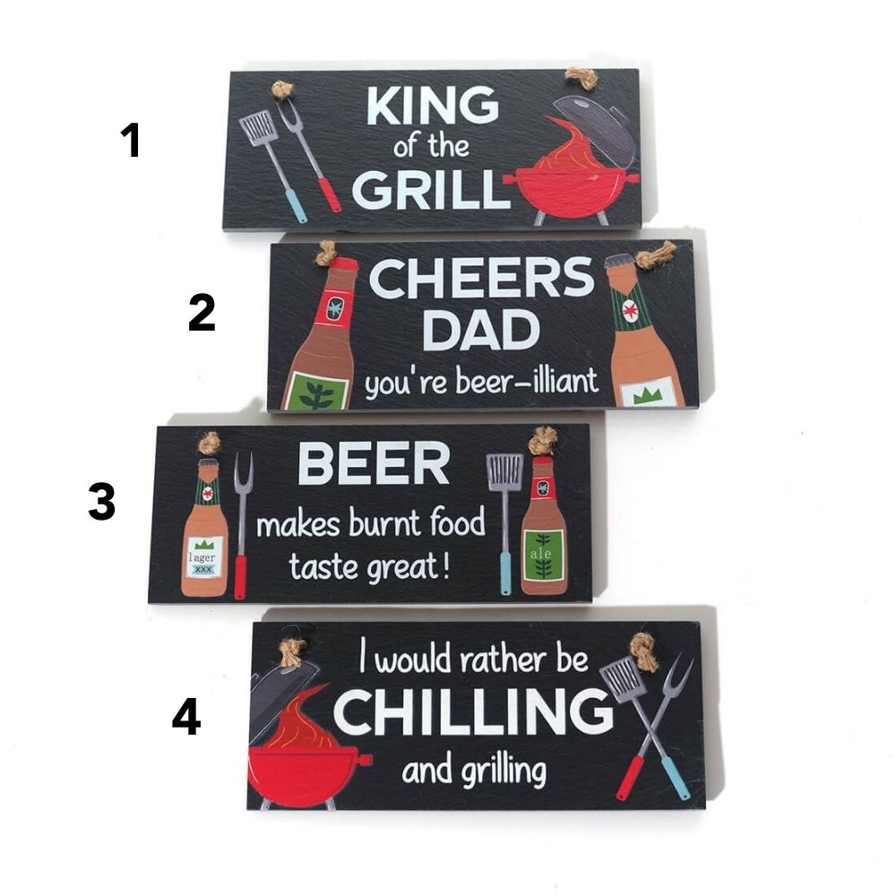 Richard Langs Dad Slate Funny Plaques - (Choice of 4)