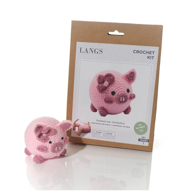 Richard Langs DIY Crochet Pig Kit - Old Railway Line Garden Centre