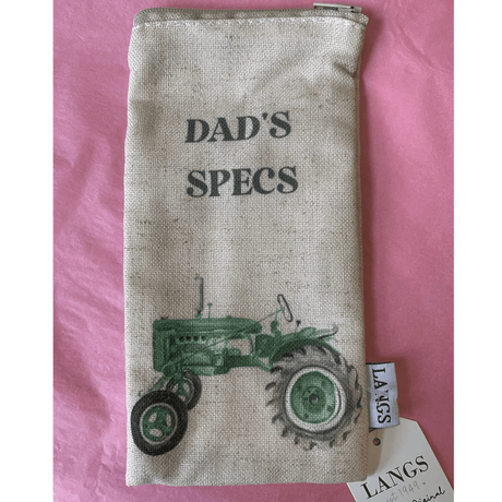 Richard Langs Fabric Grandad Farm Tractor Glasses Case, (Choice of 2) - Old Railway Line Garden Centre