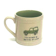 Richard Langs Farm Life Embossed Land Rover Mug - Old Railway Line Garden Centre