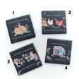 Richard Langs Farm Life Slate Coasters - (Choice of 4) - Old Railway Line Garden Centre