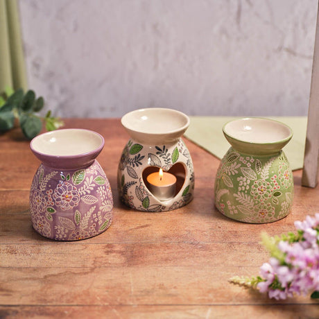 Richard Langs 11cm Floral Serenade Wax Melt Burner (Choice of 3)