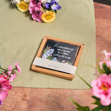 Richard Langs 10cm Floral Serenade 'Friendship' Slate Coaster with Gift Box