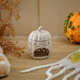 Richard Langs Harvest Pumpkin Ceramic Wax Melt Burner With Lid