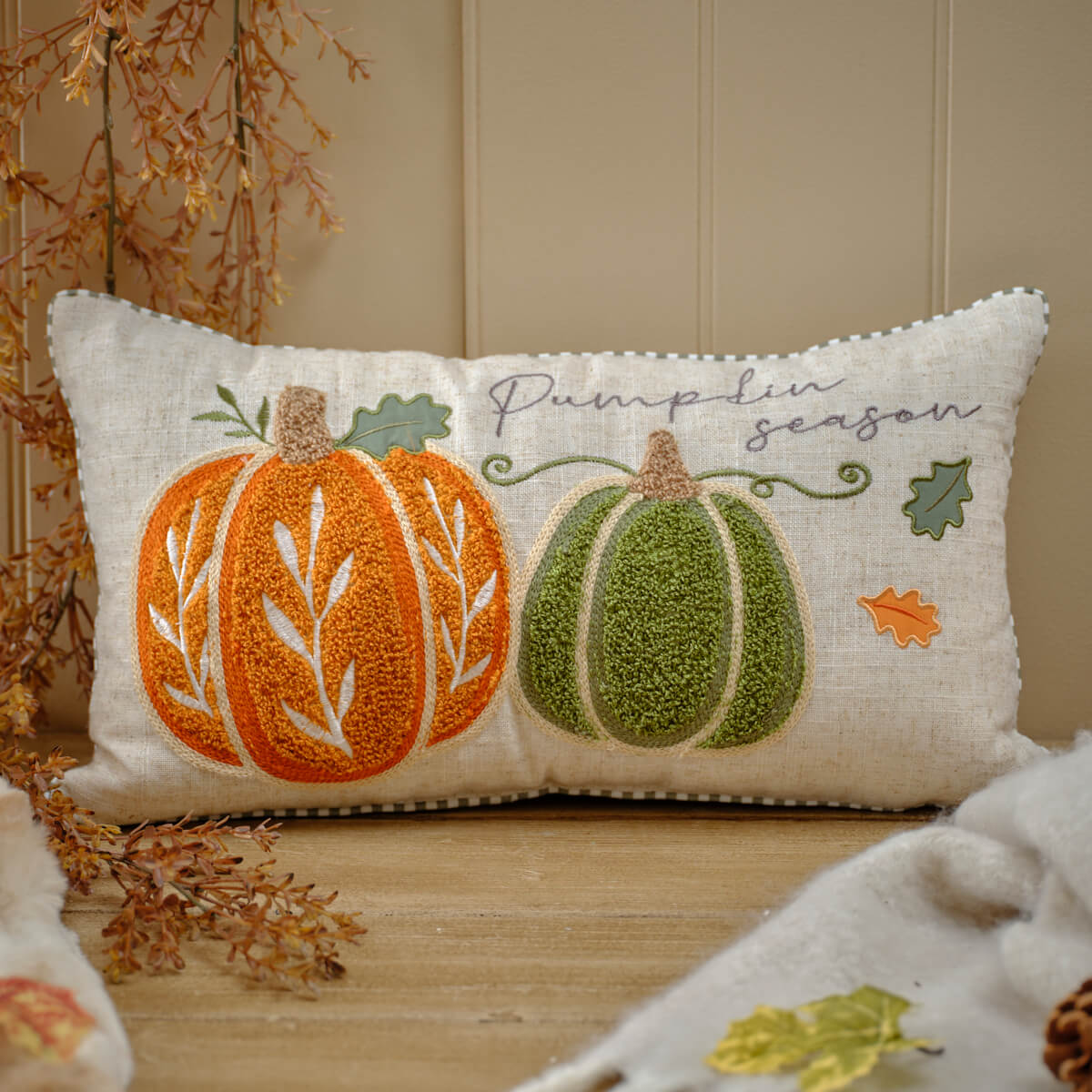 Richard Langs Harvest Pumpkin Cushion