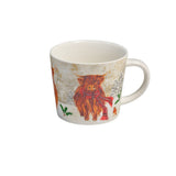Richard Langs Highland Cow Christmas Stoneware Mug