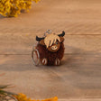 Richard Langs Highland Cow Pom Pom Keyring - Old Railway Line Garden Centre