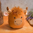 Richard Langs Highland Cow Squishy Pillow Plush - Old Railway Line Garden Centre