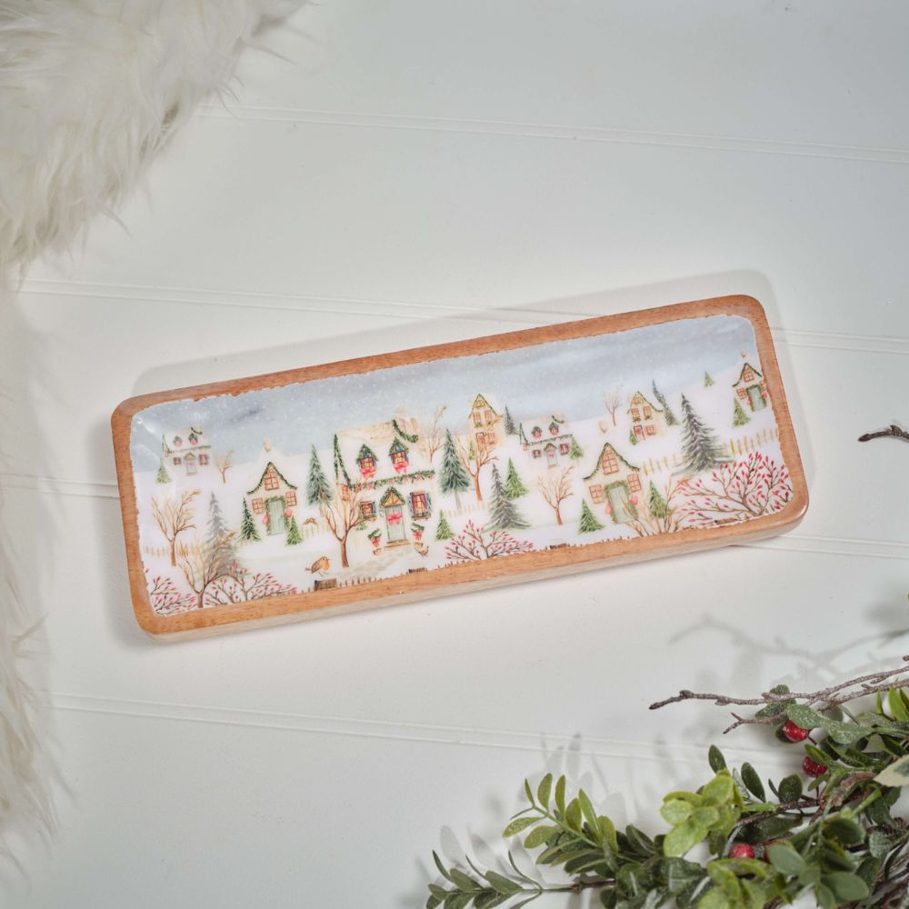 Richard Langs Holly Cottage Mango Wood Tray