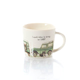 Richard Langs 'I'd Rather Be Driving My Landy' Stoneware Mug - 7FL891 - Old Railway Line Garden Centre