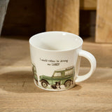 Richard Langs 'I'd Rather Be Driving My Landy' Stoneware Mug - 7FL891 - Old Railway Line Garden Centre