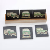 Richard Langs Landy Slate Coaster (Choice of 3) - 7FL871 - Old Railway Line Garden Centre