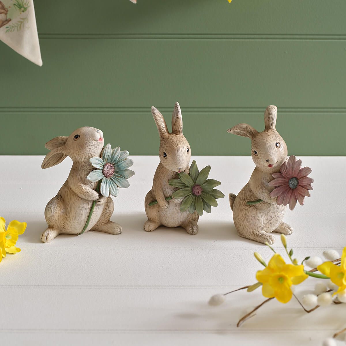 Richard Langs 15cm Meadow Fields Bunny Ornament (Choice of 3)