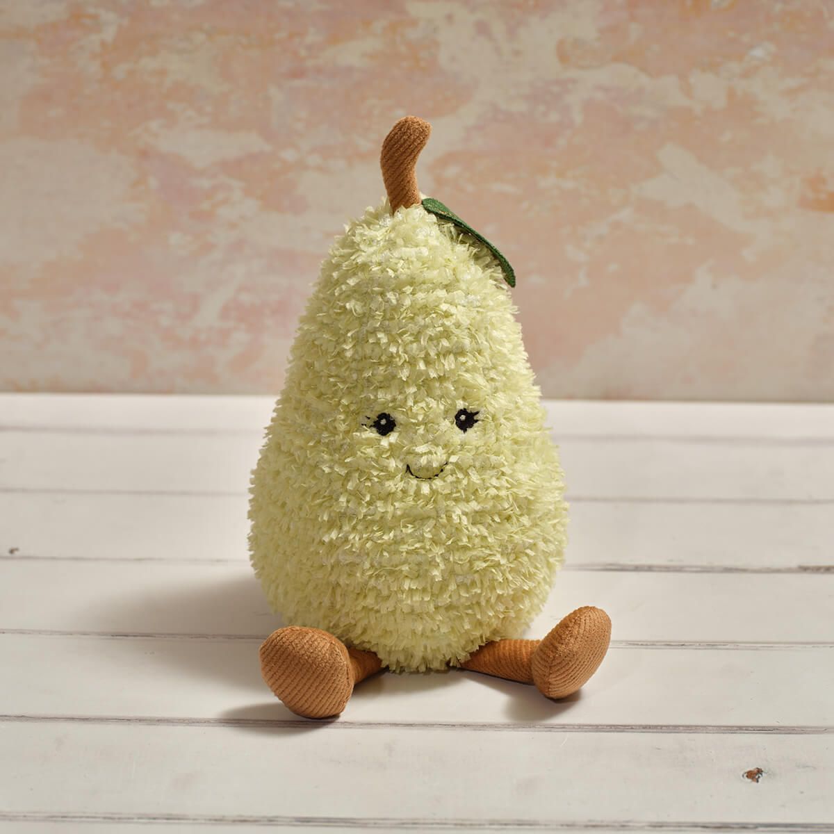 Richard Langs 32cm Sitting Pear Soft Plush Toy