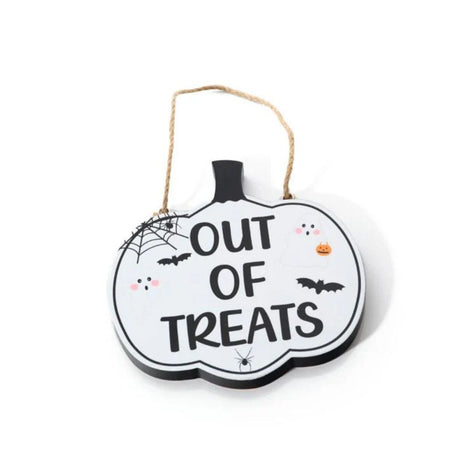 Richard Langs Spooktacular Reversible 'Trick or Treat' Wooden Hanger