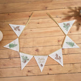 Richard Langs Welsh Evergreen Fabric Christmas Bunting