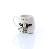 Richard Langs White Posh/Moody Cow Stoneware Mug (Choice of 2) - 7PC330 - Old Railway Line Garden Centre